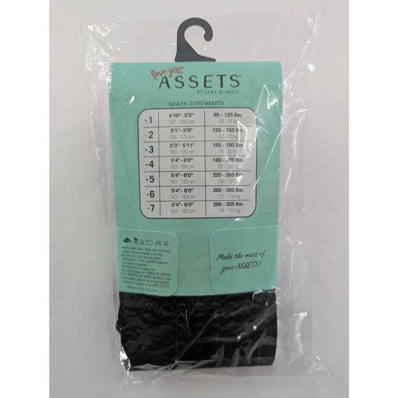 Spanx Assets Shaping Textured Tights Size 3 - Picture 4 of 7